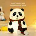 Cute night Panda lamp with a cozy design, featuring a panda shape and a colorful scarf, providing warmth and comfort.