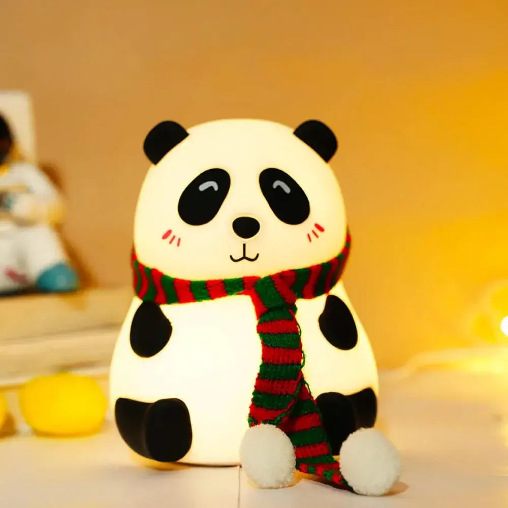Cute night Panda lamp soft night lighting