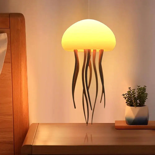 Jellyfish lamp decor for bedroom relaxation